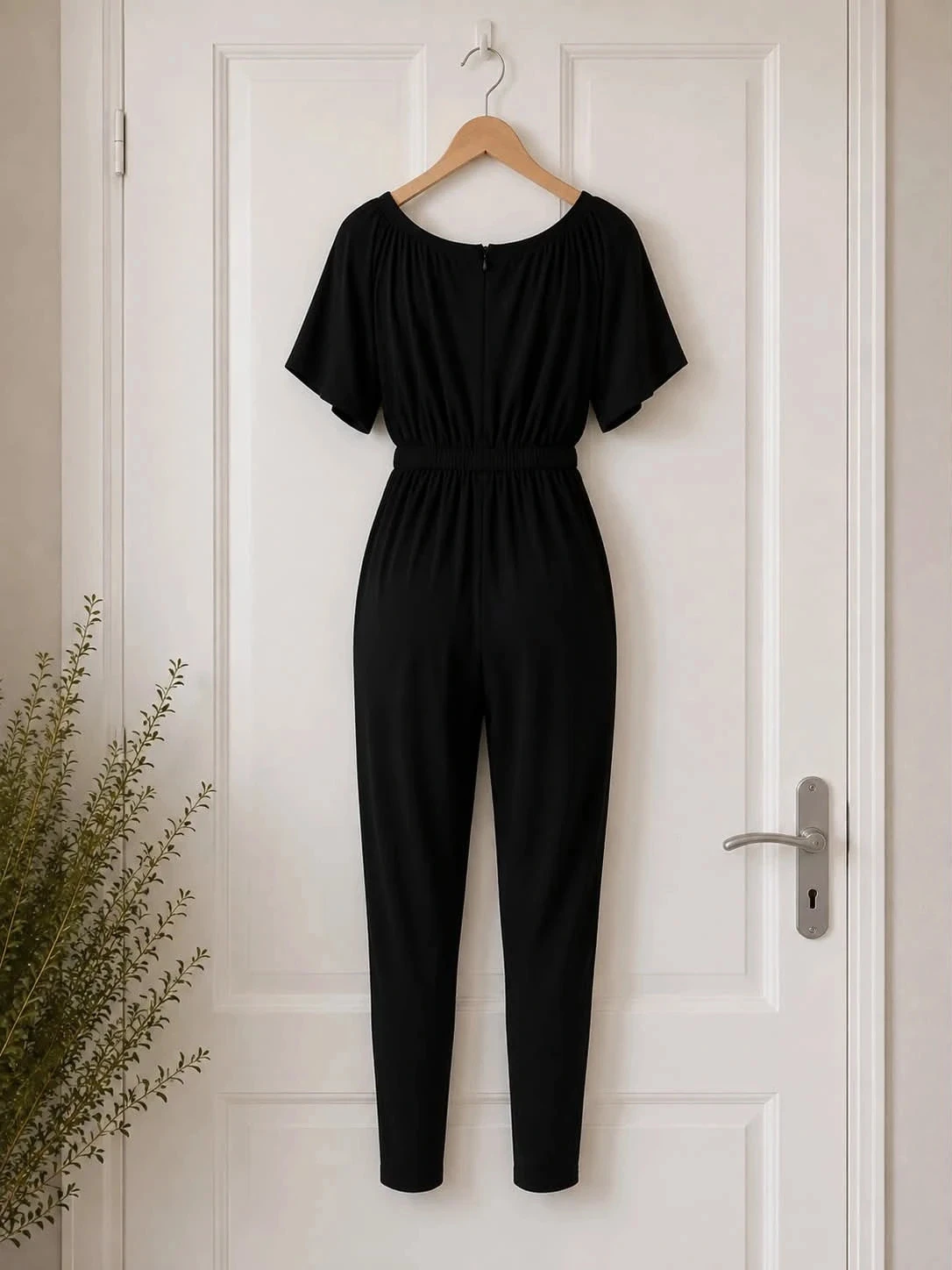 🖤 Pantalón combinado negro elegante UP2Fashion – Talla XS – Muy buen estado – photo 4